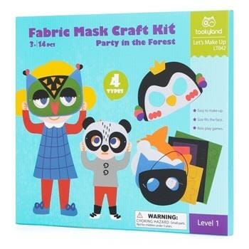 OJAM Online Shopping - Tookyland Fabric Mask Craft Kit - Party in the Forest 24x2x21cm Toys