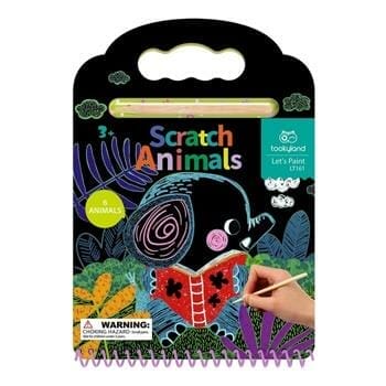 OJAM Online Shopping - Tookyland Scratch Book- Animal 25x17x2cm Toys