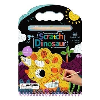 OJAM Online Shopping - Tookyland Scratch Book-Dinosaur 25x17x2cm Toys