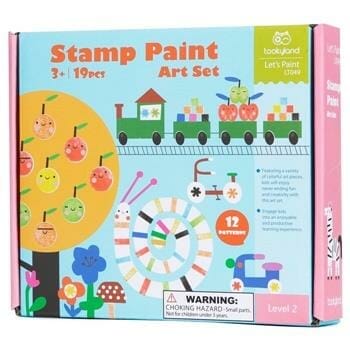 OJAM Online Shopping - Tookyland Stamp Paint Art Set 20x17x5cm Toys