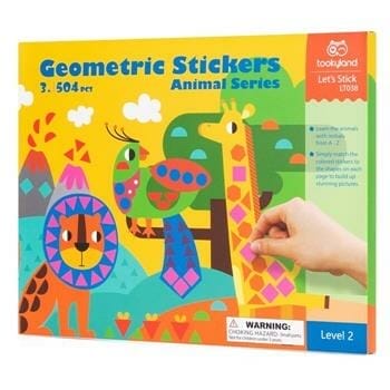 OJAM Online Shopping - Tookyland "Geometric Stickers - Animal Series" "26x2x20cm " Toys