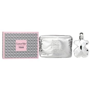 OJAM Online Shopping - Tous Love Me The Silver Parfum Coffert : Eau De Perfum 90ml + Bag 2pcs Ladies Fragrance