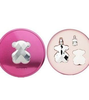 OJAM Online Shopping - Tous Love Me The Silver Set: Eau De Parfum Spray 90ml + 4.5ml + Perfumable Ceramic 3pcs Ladies Fragrance