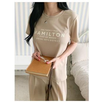 OJAM Online Shopping - Trendywhere Letter Print Tee Free (XS-M) Luxury