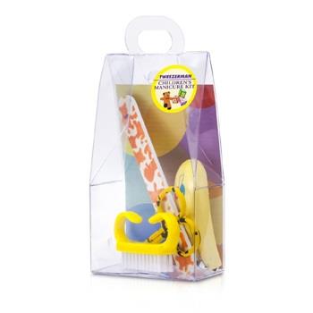 OJAM Online Shopping - Tweezerman Children's Care Kit: Baby Nail Clipper+ Baby Nail File+ Nail Brush+ Baby Nail Scissors 4pcs Make Up