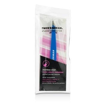 OJAM Online Shopping - Tweezerman Mini Slant Tweezer - Bahama Blue (Studio Collection) - Make Up