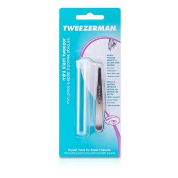 OJAM Online Shopping - Tweezerman Mini Slant Tweezer - (Classic Stainless) - Make Up