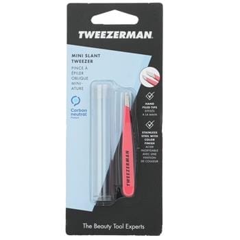 OJAM Online Shopping - Tweezerman Mini Slant Tweezer - Geranium - Make Up