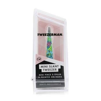 OJAM Online Shopping - Tweezerman Mini Slant Tweezer (Vintage Floral Print) - Blue (Studio Collection) - Make Up