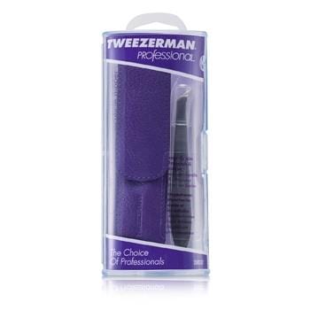 OJAM Online Shopping - Tweezerman Professional V Cuticle Nipper for Trimming Cuticles & Hangnails - (With Lavender Pouch) - Make Up