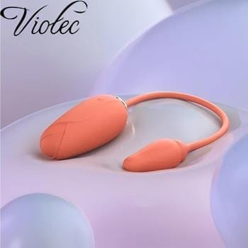 OJAM Online Shopping - VIOTEC Flora Vibrator - # Orange Red 1pc Sexual Wellness