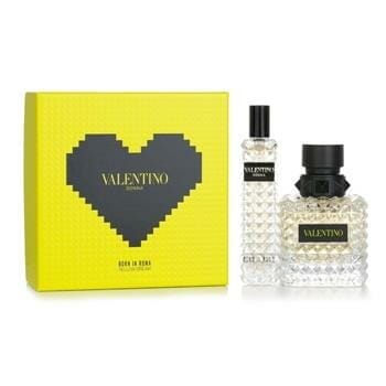 OJAM Online Shopping - Valentino Valentino Donna Born In Roma Yellow Coffret 2pcs Ladies Fragrance