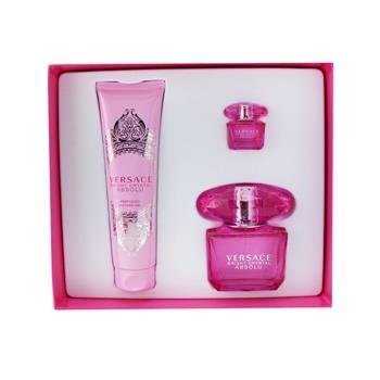 OJAM Online Shopping - Versace Bright Crystal Absolu Coffret: Eau De Parfum Spray  90ml/3oz + Shower Gel  150ml/5oz + Eau De Parfum 5ml/0.17oz 3pcs Ladies Fragrance