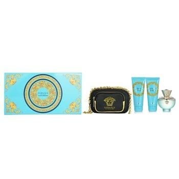 OJAM Online Shopping - Versace Dylan Turquoise Coffret: 3pcs+1Bag Ladies Fragrance