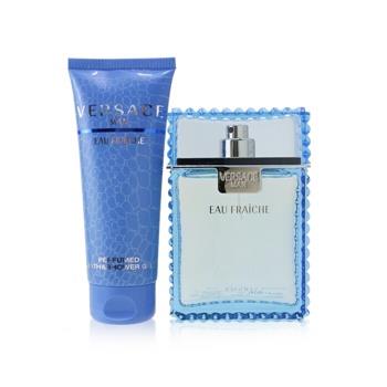 OJAM Online Shopping - Versace Eau Fraiche Coffret: Eau De Toilette Spray 100ml/3.4oz + Perfumed Bath & Shower Gel 100ml/3.4oz 2pcs Men's Fragrance