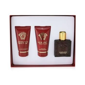 OJAM Online Shopping - Versace Eros Flame Coffret: Eau De Parfum Spray 50ml/1.7oz +Perfumed Shower Gel 50ml/1.7oz + After Shave Balm 50ml/1.7oz 3pcs Men's Fragrance