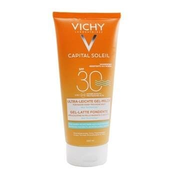 OJAM Online Shopping - Vichy Capital Soleil Melting Milk Gel SPF 30 - Wet Technology (Water Resistant - Face & Body) 200ml/6.7oz Skincare