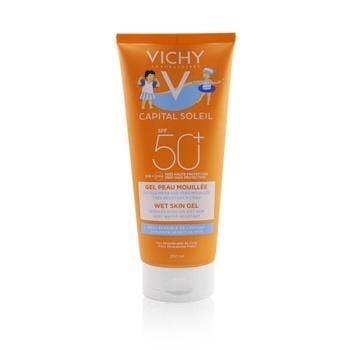 OJAM Online Shopping - Vichy Capital Soleil Wet Skin Gel SPF 50 - For Children Sensitive Skin (Water Resistant) 200ml/6.7oz Skincare