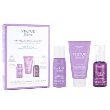 OJAM Online Shopping - Virtue Flourish Hair Rejuvenation Treatment Set 3pcs Hair Care