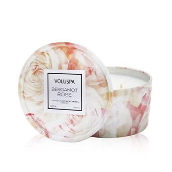 OJAM Online Shopping - Voluspa 2 Wick Tin Candle - Bergamot Rose 170g/6oz Home Scent