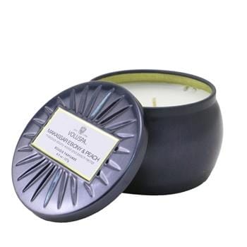 OJAM Online Shopping - Voluspa Mini Tin Candle - Makassar Ebony & Peach 127g/4.5oz Home Scent