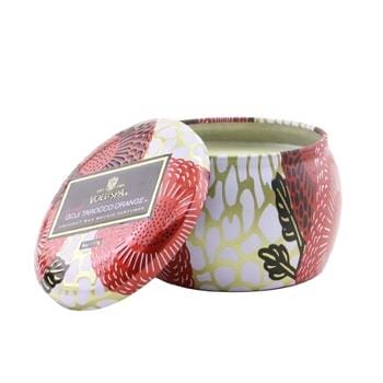 OJAM Online Shopping - Voluspa Mini Tin Candle - Spiced Goji Tarocco Orange 113g/4oz Home Scent