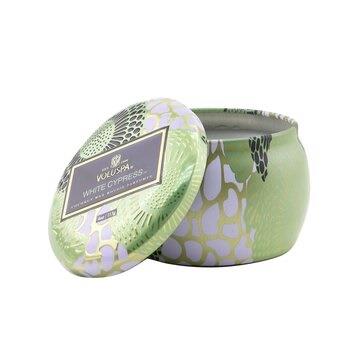 OJAM Online Shopping - Voluspa Mini Tin Candle - White Cypress 113g/4oz Home Scent