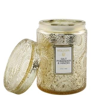 OJAM Online Shopping - Voluspa Small Jar Candle - Gilt Pomander & Hinoki 156g/5.5oz Home Scent