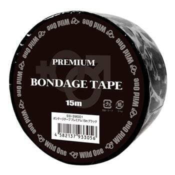 OJAM Online Shopping - WILD ONE Premium BDSM Bondage Tape 15m - # Black 1 pc Sexual Wellness