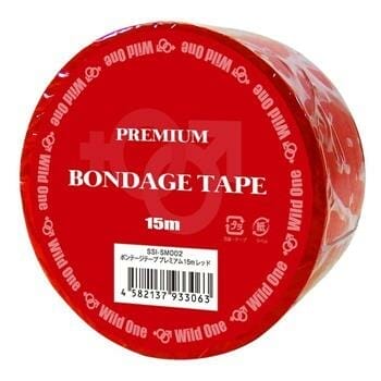 OJAM Online Shopping - WILD ONE Premium BDSM Bondage Tape 15m - # Red 1 pc Sexual Wellness