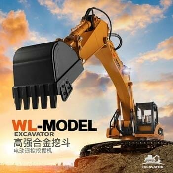 OJAM Online Shopping - WL Toys WLToys 16800 1/16 RC Excavator (w/ full simulation alloy metal track) 675x175x480mm Toys