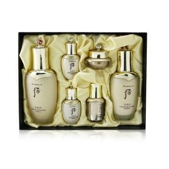 OJAM Online Shopping - Whoo (The History Of Whoo) Cheonyuldan Ultimate Rejuvenating Set: Balancer (150ml+25ml) + Emulsion (110ml+25ml) + Essence 8ml + Cream 10ml (Exp. Date 11/2022) 6pcs Skincare