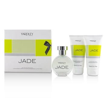 OJAM Online Shopping - Yardley London Jade Coffret: Eau De Toilette Spray 50ml/1.7oz + Luxury Body Wash 75ml/2.5oz + Moisturising Body Lotion 75ml/2.5oz 3pcs Ladies Fragrance