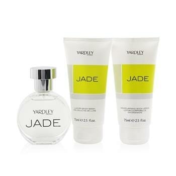 OJAM Online Shopping - Yardley London Jade Coffret: Eau De Toilette Spray 50ml/1.7oz + Luxury Body Wash 75ml/2.5oz + Moisturising Body Lotion 75ml/2.5oz (Unboxed) 3pcs Ladies Fragrance