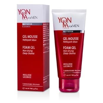 OJAM Online Shopping - Yonka Cleanse Foam Gel - Non-Drying & Deep Cleanse 100ml/3.4oz Men's Skincare