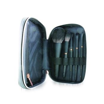 OJAM Online Shopping - Youngblood Jet Set 5pc Makeup Brush Kit 5pcs+1bag Make Up