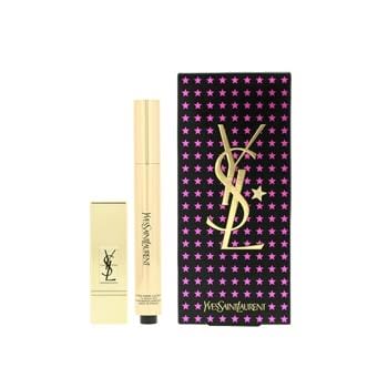 OJAM Online Shopping - Yves Saint Laurent All Lights On Me Set (1xTouche Eclat  2.5ml/0.08oz + 1x Mini Rouge Pur Couture) - #2 (Luminous Ivory) 2pcs Make Up