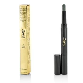 OJAM Online Shopping - Yves Saint Laurent Eye Duo Smoker Long Lasting Creamy Eye Shadow Duo - # 2 Smoky Green 2x0.8g/0.03oz Make Up