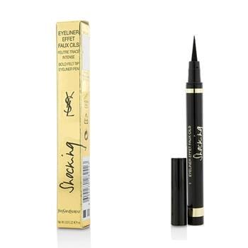 OJAM Online Shopping - Yves Saint Laurent Eyeliner Effet Faux Cils Shocking (Bold Felt Tip Eyeliner Pen) - # 1 Black 1.1ml/0.04oz Make Up