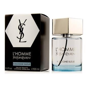 OJAM Online Shopping - Yves Saint Laurent L'Homme Cologne Bleue Eau De Toilette Spray 100ml/3.3oz Men's Fragrance