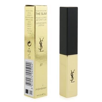 OJAM Online Shopping - Yves Saint Laurent Rouge Pur Couture The Slim Leather Matte Lipstick - # 27 Conflicting Crimson 2.2g/0.08oz Make Up