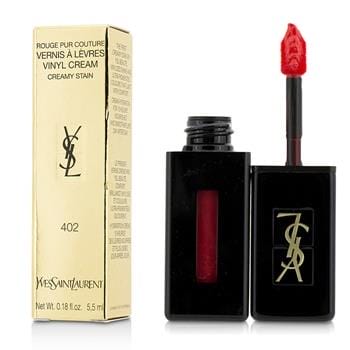 OJAM Online Shopping - Yves Saint Laurent Rouge Pur Couture Vernis A Levres Vinyl Cream Creamy Stain - # 402 Rouge Remix 5.5ml/0.18oz Make Up