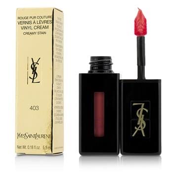 OJAM Online Shopping - Yves Saint Laurent Rouge Pur Couture Vernis A Levres Vinyl Cream Creamy Stain - # 403 Rose Happening 5.5ml/0.18oz Make Up