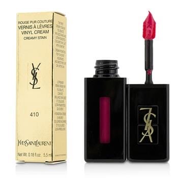 OJAM Online Shopping - Yves Saint Laurent Rouge Pur Couture Vernis A Levres Vinyl Cream Creamy Stain - # 410 Fuchsia Live 5.5ml/0.18oz Make Up