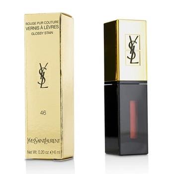 OJAM Online Shopping - Yves Saint Laurent Rouge Pur Couture Vernis a Levres Glossy Stain - # 46 Rouge Fusain 6ml/0.2oz Make Up