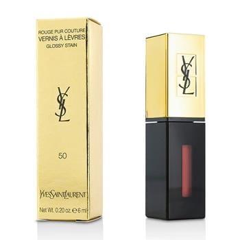 OJAM Online Shopping - Yves Saint Laurent Rouge Pur Couture Vernis a Levres Glossy Stain - # 50 Encre Nude 6ml/0.2oz Make Up