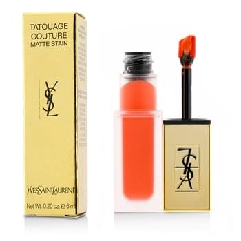 OJAM Online Shopping - Yves Saint Laurent Tatouage Couture Matte Stain - # 17 Unconventional Coral 6ml/0.2oz Make Up