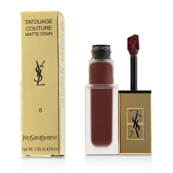 OJAM Online Shopping - Yves Saint Laurent Tatouage Couture Matte Stain - # 8 Black Red Code 6ml/0.2oz Make Up