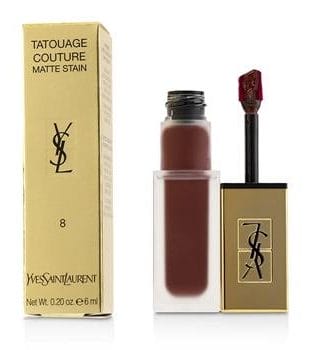 OJAM Online Shopping - Yves Saint Laurent Tatouage Couture Matte Stain - # 8 Black Red Code 6ml/0.2oz Make Up