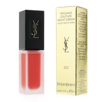 OJAM Online Shopping - Yves Saint Laurent Tatouage Couture Velvet Cream Velvet Matte Stain - # 202 Coral Symbol 6ml/0.2oz Make Up